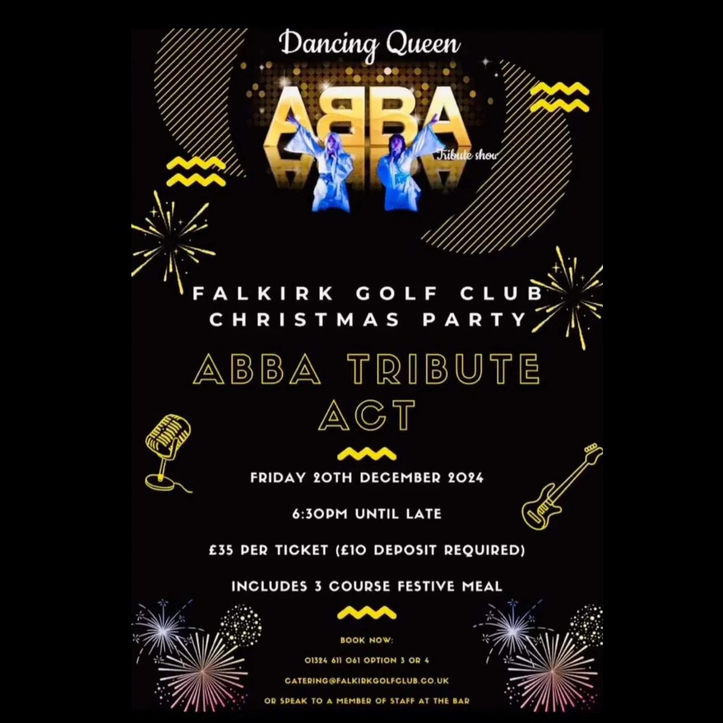 Abba Christmas Party Night 20th December 6:30 pm until late