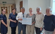 Cheques presented to WCH Breast cancer Clinic