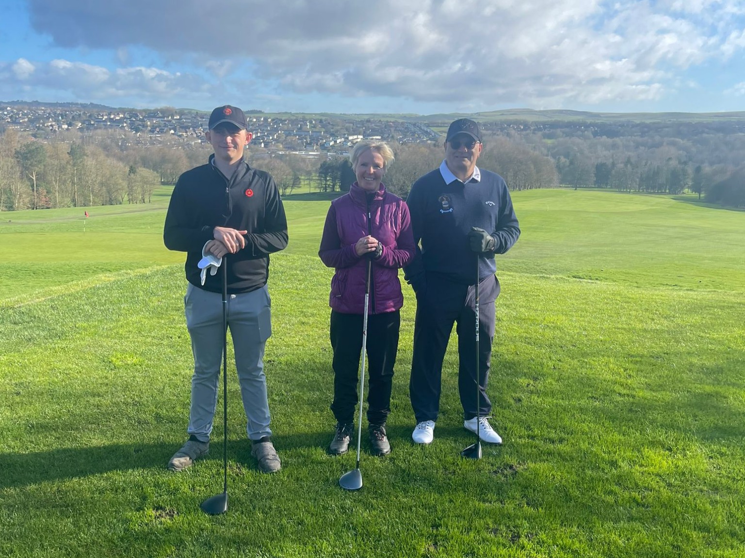 Three Captains - Zak Sturgeon, Maxine Leyland and Steve Turner