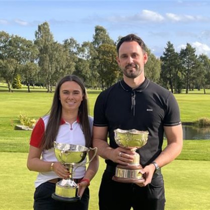 Gents & Ladies Champions - Colin Baird and Eva O'Connor