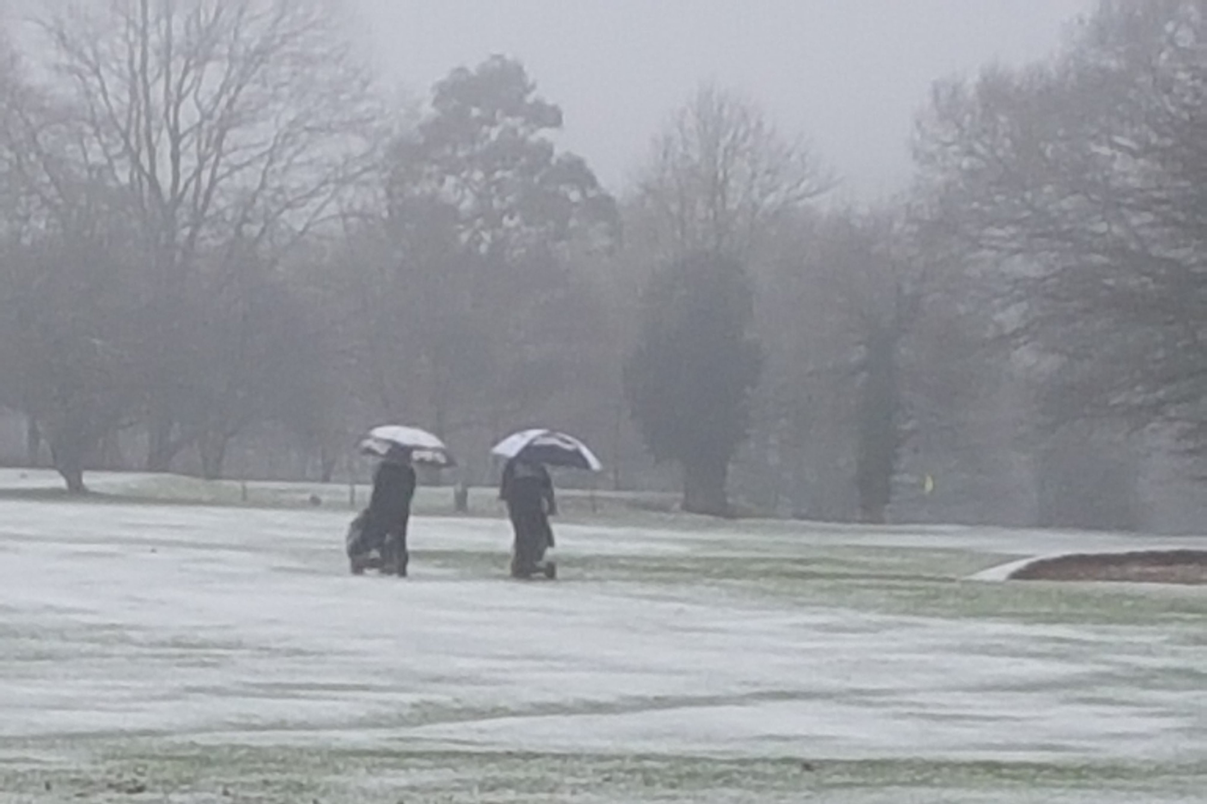 The course is playable in all weathers!