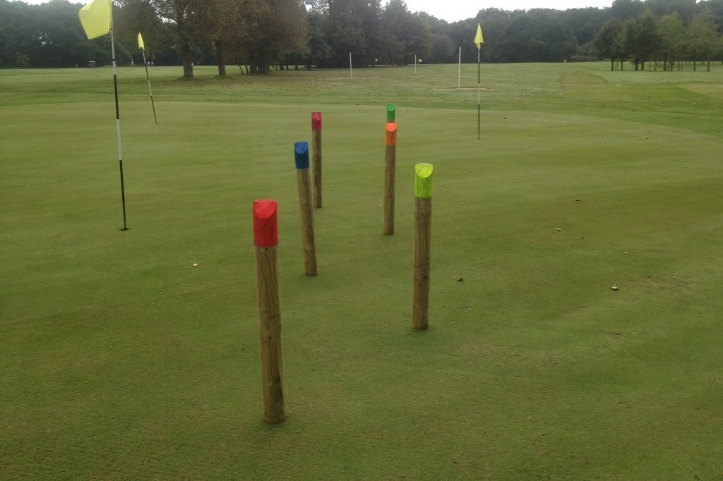 Pitch and Chip practice targets.
