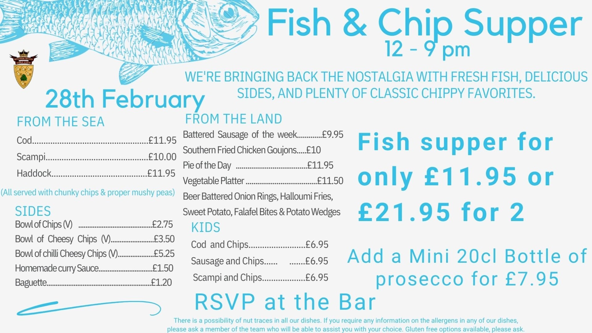 Fish Supper - Friday , 28th February  2025