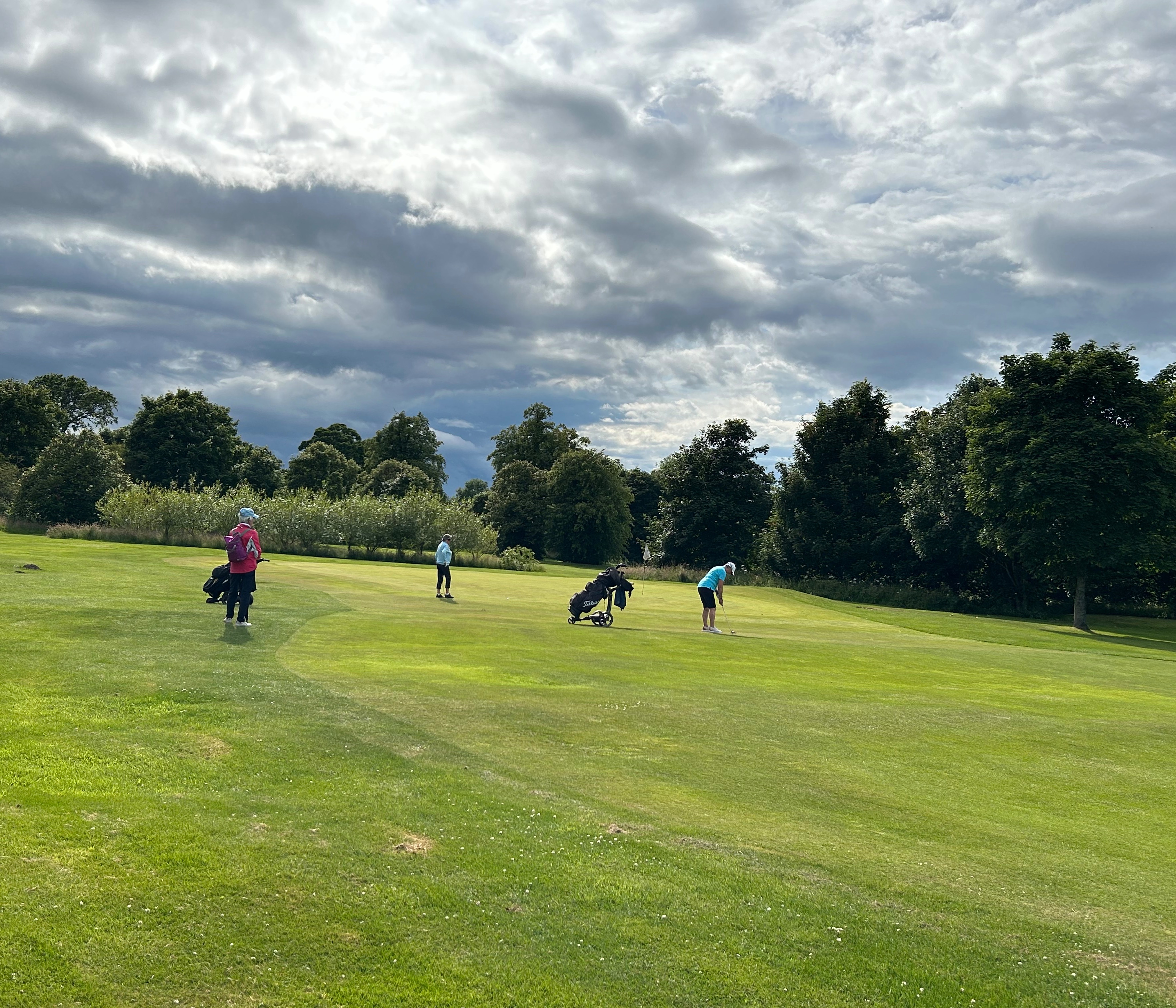 12th green putts in the Nett Final