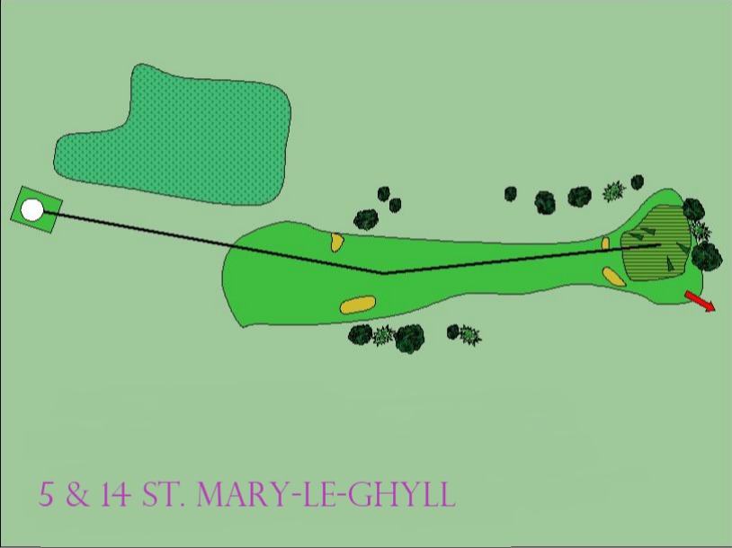 Hole 5 and 14 - St Mary Le Ghyll