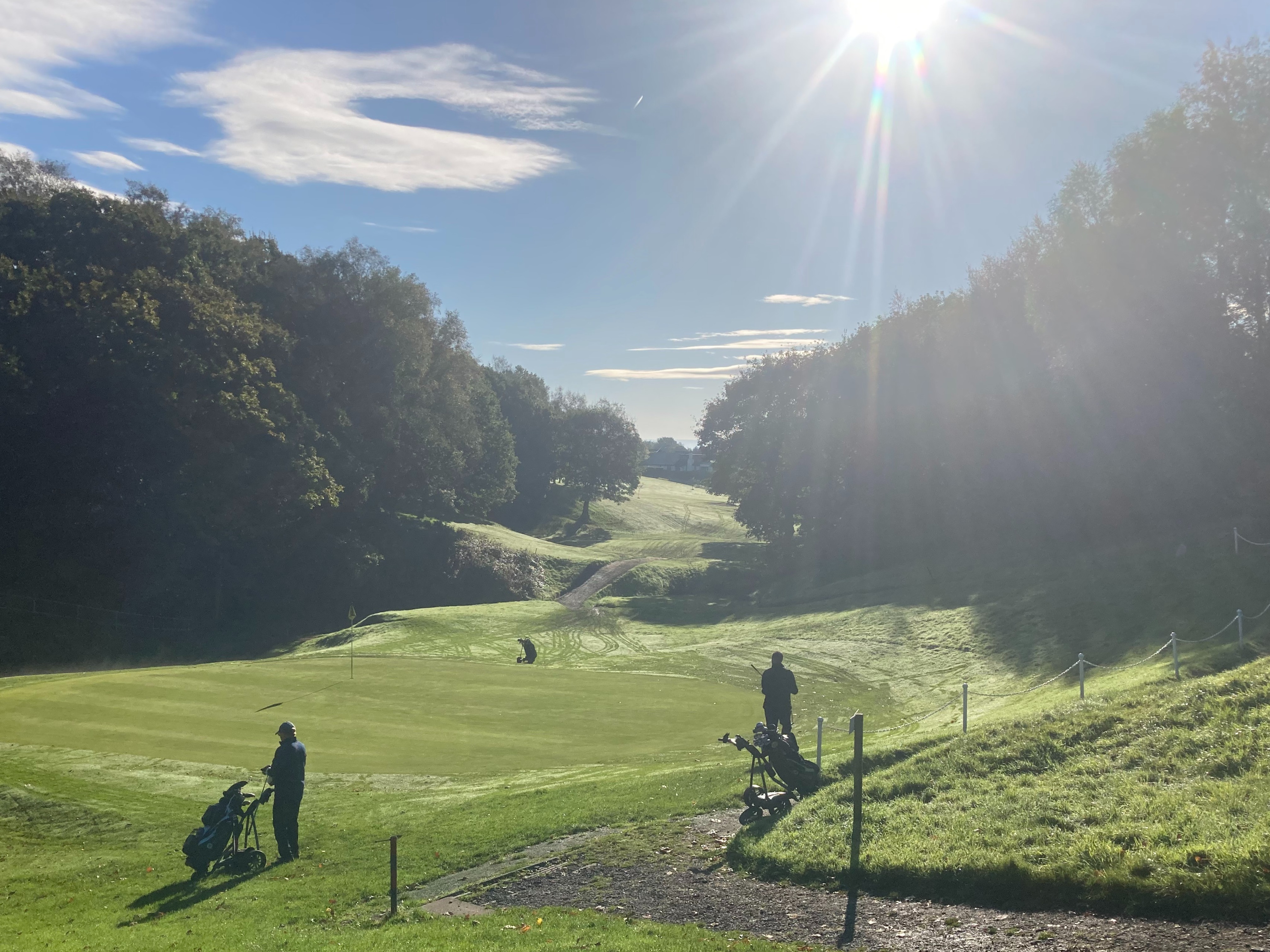 4th Hole - Autumn Morning