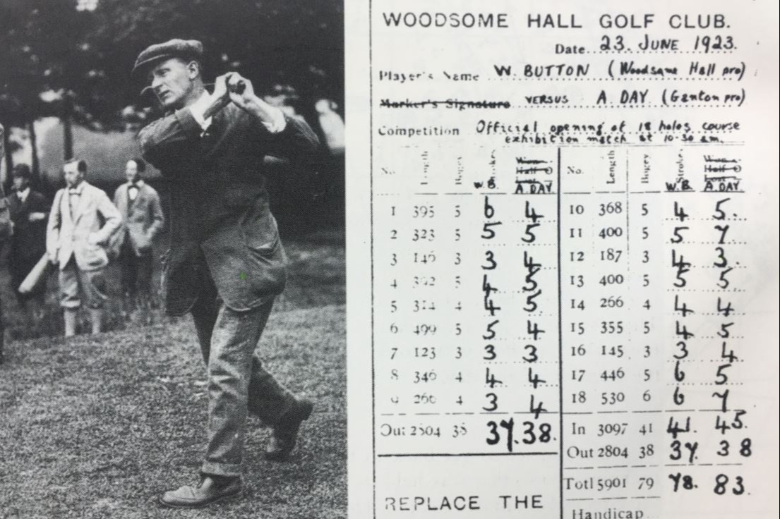 1st Professional William Button Scorecard