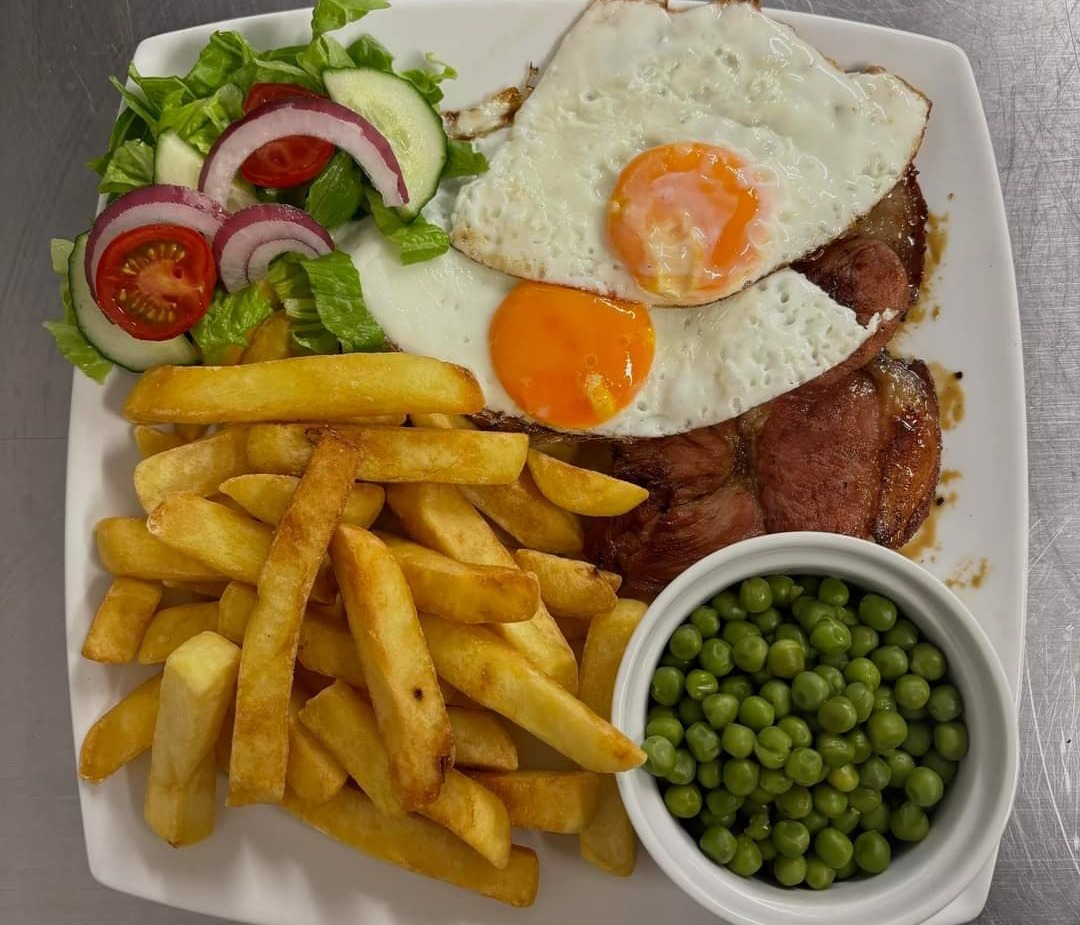 Gammon, Egg and Chips