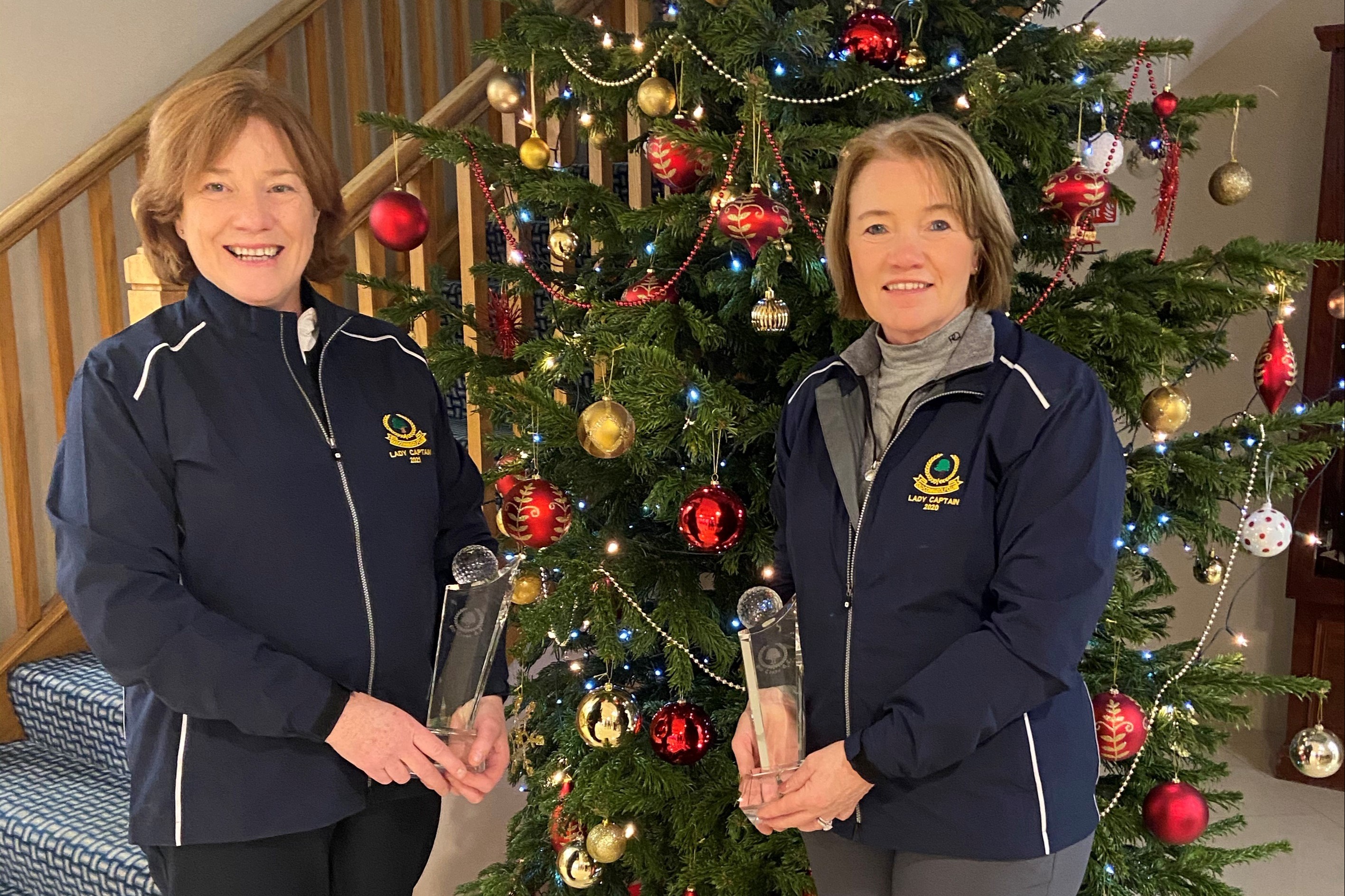 2020 Winners of the 4 Ball Match Play: Lady Captain Laura O’Kiersey & Alison Eggers 